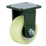 4寸PU固定 怡合达 脚轮J-CPM41-D100-UV 表面处理喷涂(墨绿色)