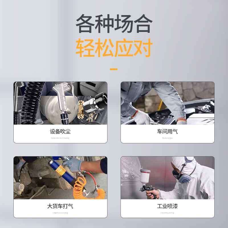 神虎活塞式空压机工业级220V380V大型喷漆高压打气泵空气压缩机