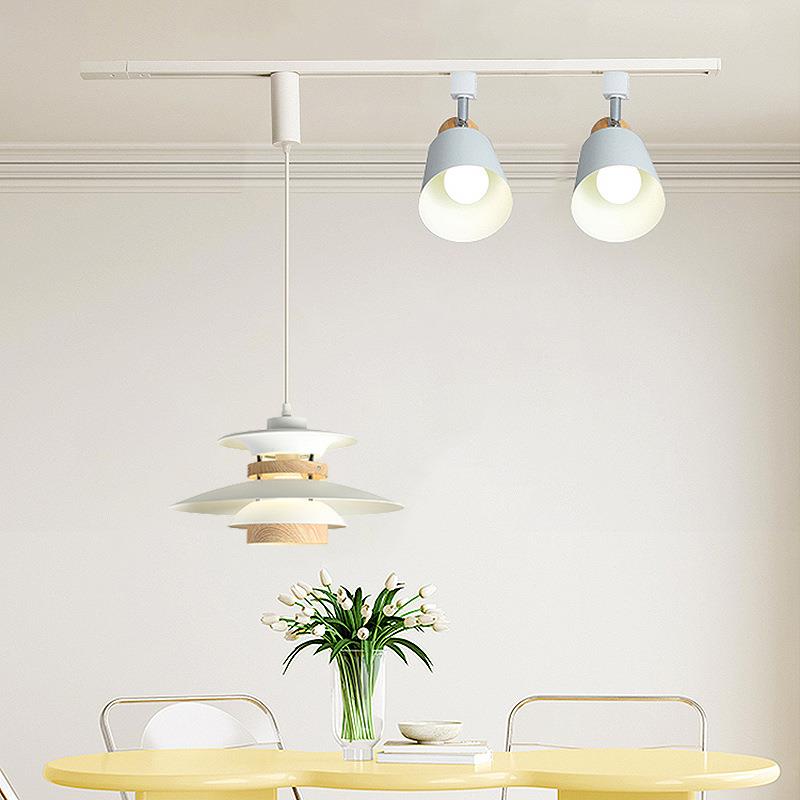轨道吊灯可分组可单独控制餐桌灯创意现代简约吧台可移位餐厅吊灯