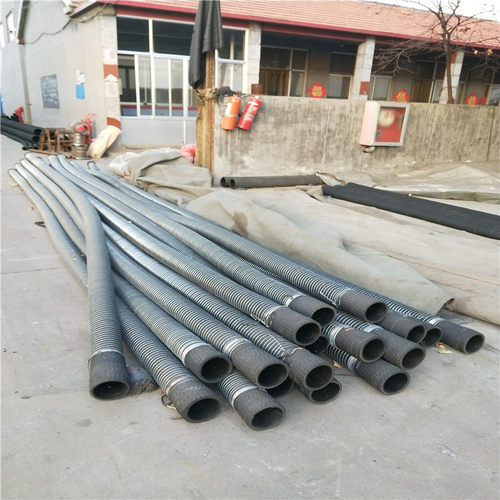 6寸吸排泥砂耐磨钢丝橡胶管 丁苯橡胶生产优质耐磨钢丝管DN 152mm