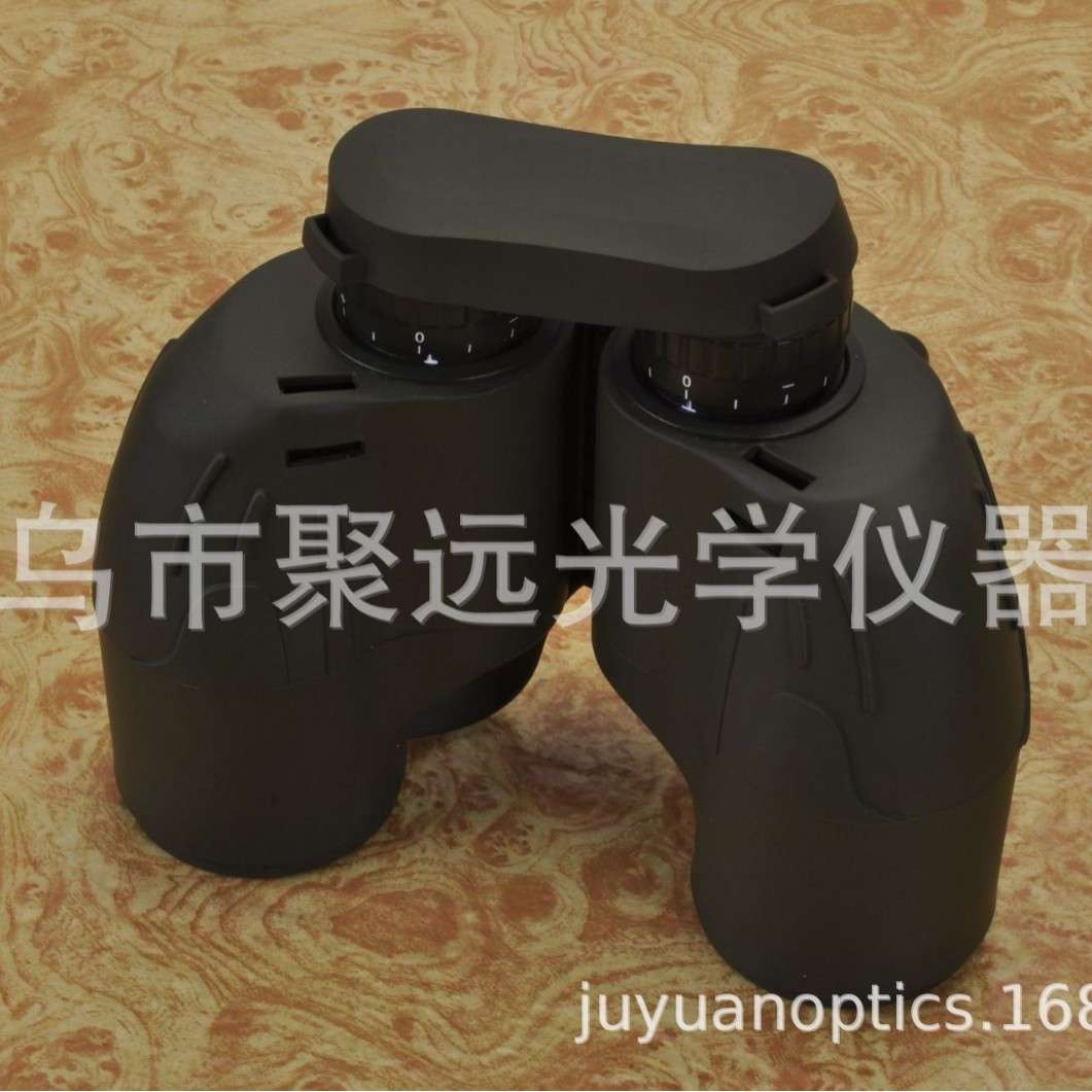 新款罗盘望远镜 7X50带罗盘带灯可测距 充氮防水防震航海望远镜
