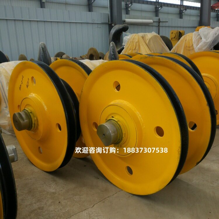 汽车吊双梁起重机5倍率滑轮组