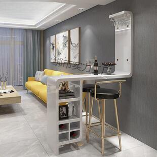 现代简约吧台新款家用吧台桌 小酒柜 客厅装饰玄关隔断烤漆