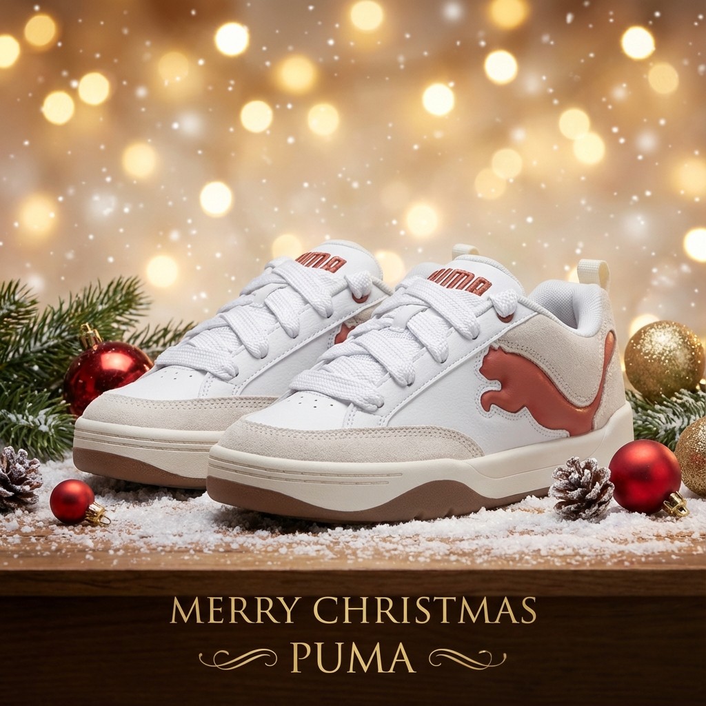 PUMA彪马正品男鞋女鞋26春季新款圣诞礼物系列红色面包鞋休闲板鞋,运动鞋new,板鞋,淘宝优惠券,粉丝福利购,淘宝优惠卷