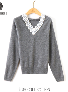 【Mina高奢】CARD GEESE/卡雁新款毛衣#AKY-25M1039-WT11122