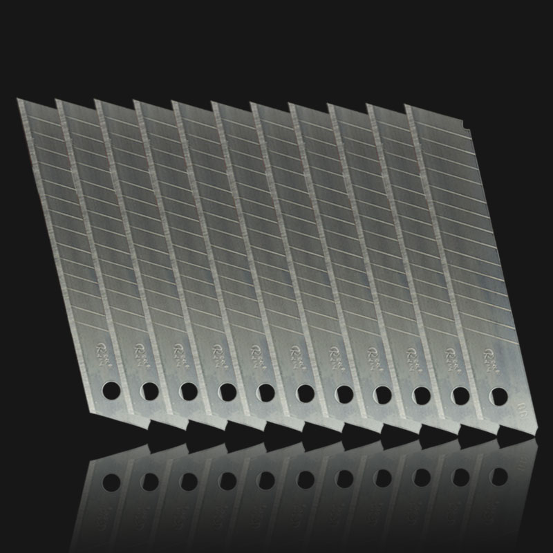 100片 日钢RG-04美工刀片0.6mm加厚刀片18mm大X号墙纸切割刀片