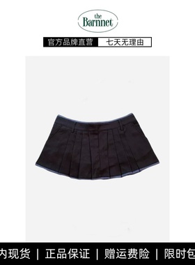 【现货】小众gateless jennie同款辣妹中低腰裙裤一体百褶裙短裙