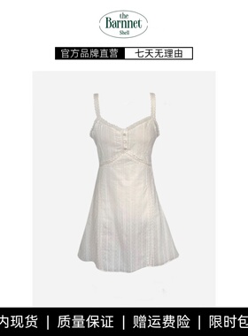 【现货】theBarnnet shell郑雅娴同款蕾丝花边吊带连衣裙女款裙子