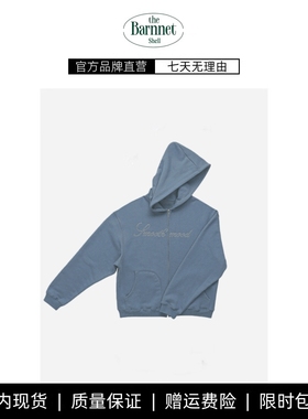 【现货】theBarnnet shell李娜恩同款加绒连帽卫衣女宽松拉链外套