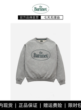 【现货】韩国thebarnnet八奶纯棉套头休闲厚棉复古学院风纯棉上衣