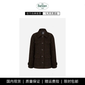 毛呢大衣外套 shell宽松纯色翻领多口袋中长版 现货 theBarnnet