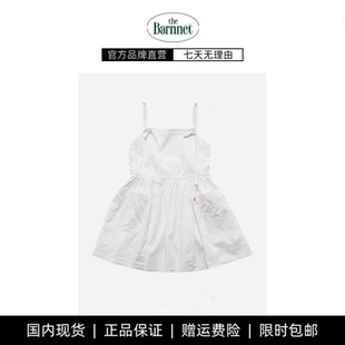 【现货】夏季八奶韩国东大门thebarnnet宽松背带裙纯色休闲连衣裙