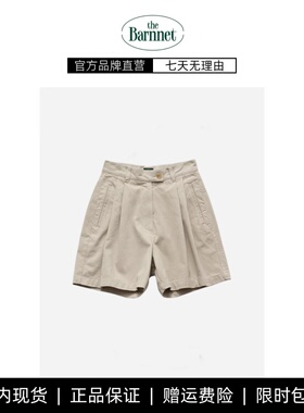 【现货】the barnnet八奶短裤女23ss韩版休闲宽松显瘦fever阔腿裤