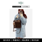 theBarnnet 现货 shell纯色连帽羊驼毛羊毛呢大衣温柔气质外套