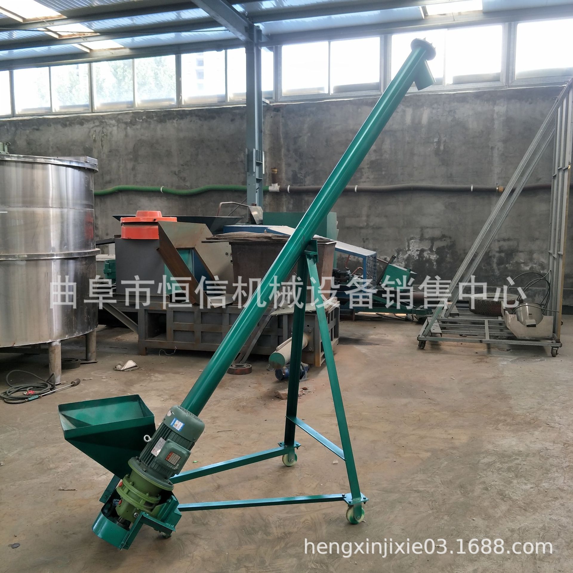 白石灰粉自动化螺旋提升机 加厚型各种型号提升机设备 蛟龙上料机
