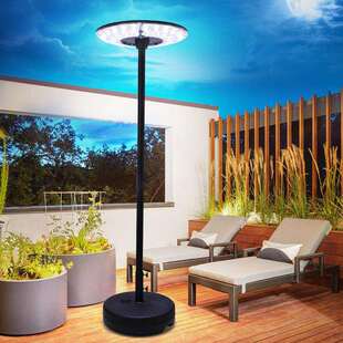 太阳能庭院灯便携式移动注水底座飞碟灯小区广场花园露台照明