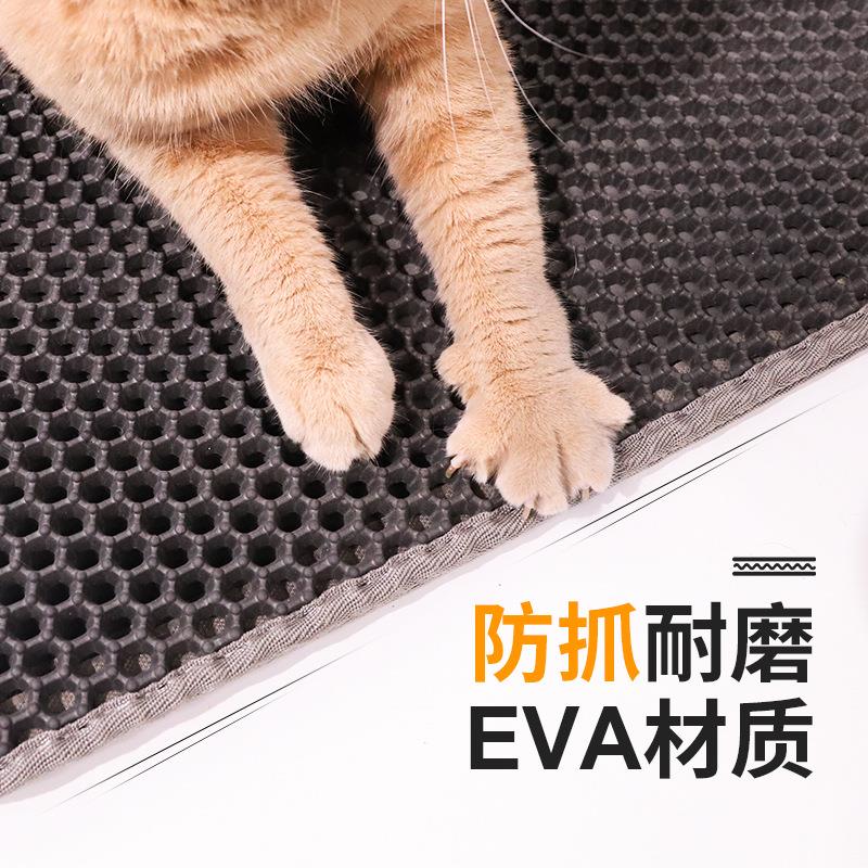 垫猫砂垫防带出猫双砂过e滤防外溅防脏砂猫盆宠层v物a猫狗垫子