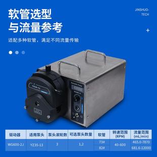2J工业分配型智能蠕动泵大流量水泵恒流泵分装 WG600 灌注泵