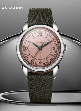 Furlan Marri手表Salmon-Sector自动机械腕表弗兰玛瑞