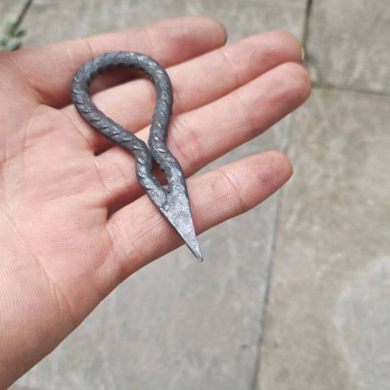 老式手工锻打专用工具木工墨斗大全钉特尖加长墨斗线固定针画线用