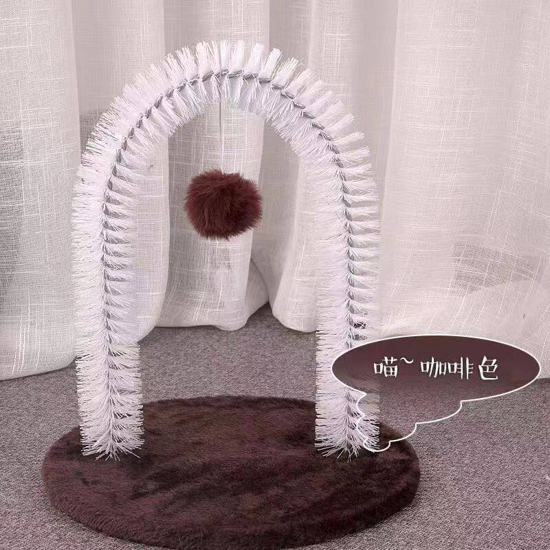 猫咪自嗨蹭毛器宠物玩具猫猫挠痒按摩用品猫咪趣味玩具