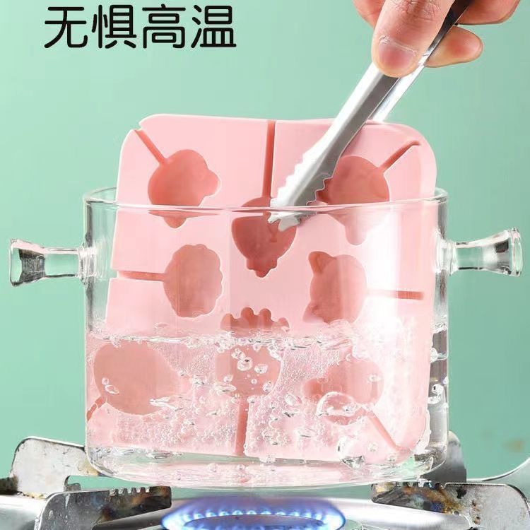 硅胶秋梨膏奶酪棒模具带盖自制棒棒糖DIY食品制作模型工具