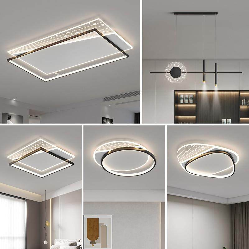 设计师推新品现代LED吸顶灯全屋套餐ZY428餐厅创意客厅灯卧室灯具
