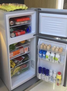 美Meidi的128L迷你无霜小冰箱双门冷藏冷冻家用宿舍一级节能租房