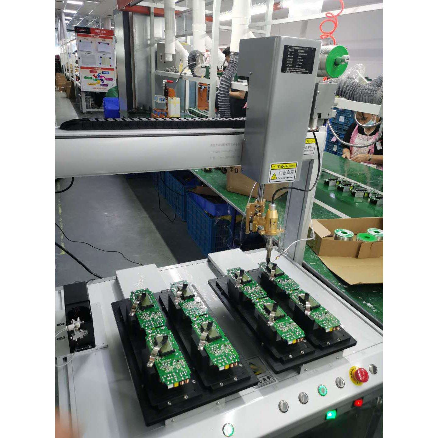 LCD显示屏LED数码管引脚自动焊锡机微动开关电池引线自动焊锡机厂