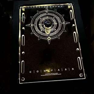 户外露营igt发光单元板GZ灯架透明亚克力38灯架户外桌便携轻量化