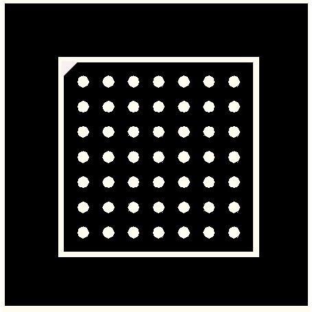 负片halcon标定板  halcon常规标定板 可定制 厂家直销玻璃标定板