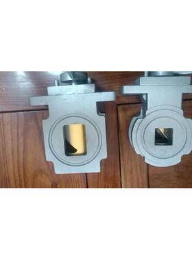 方形铝合金手动蝶阀陶瓷厂窑炉专用阀流量调节阀门铜芯风阀DN2540