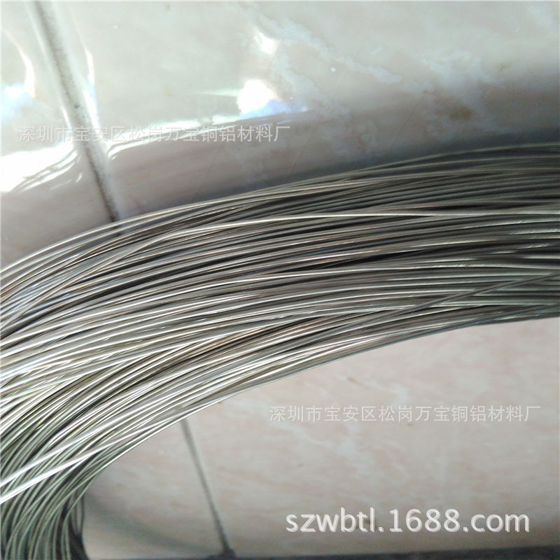 C7701锌白铜线环保镍白铜线2.53.03.54.0mm万宝洋白铜线