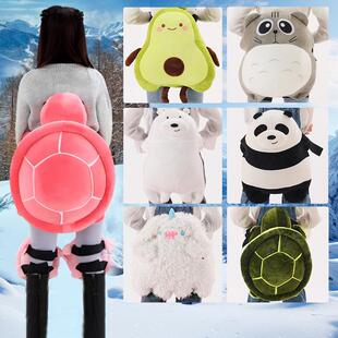 滑雪护具小乌龟护臀防摔屁垫女成人滑冰轮滑护膝儿童装备套装全套