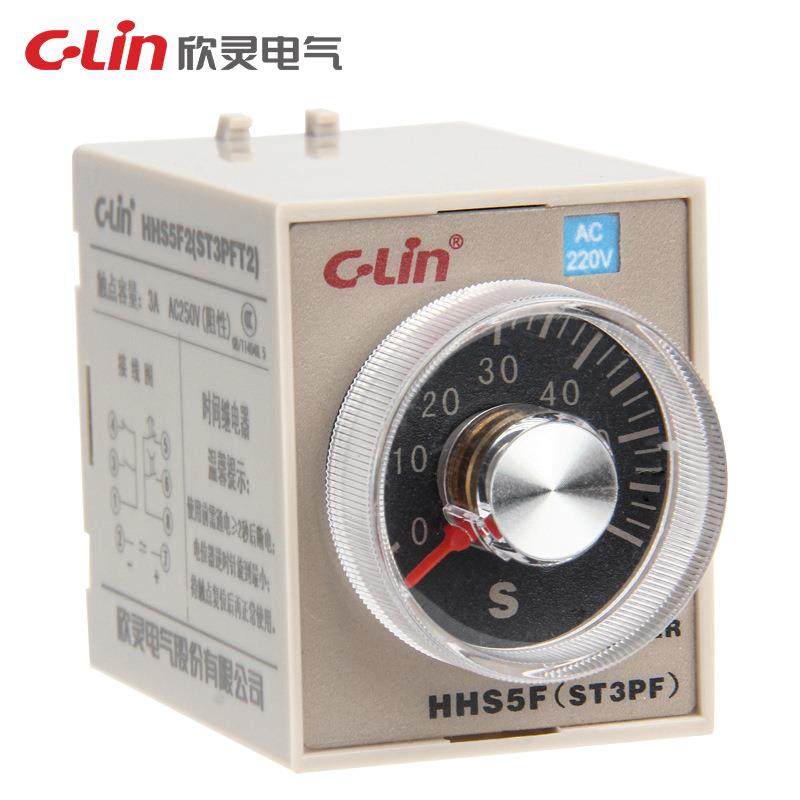 欣灵时间继电器HHS5F2(ST3PFT2)电子式继电器