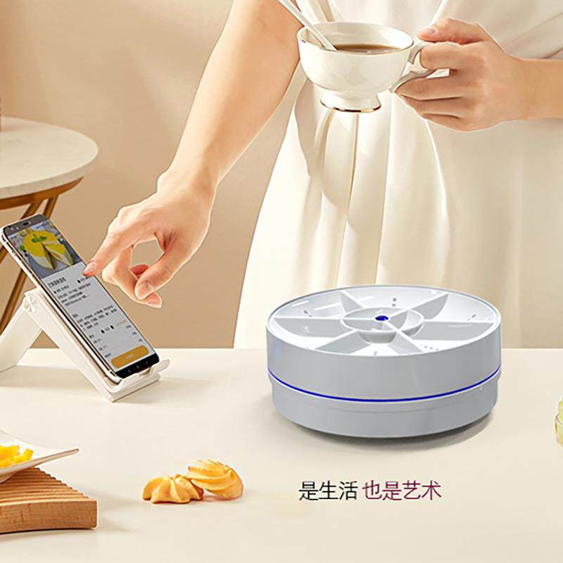 无线洗碗机家用迷你水果蔬菜清洗机水槽一体台式无线水槽洗碗机