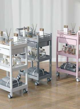 推车专业车小推车院手推车置物架车美甲工具车收纳架华庚