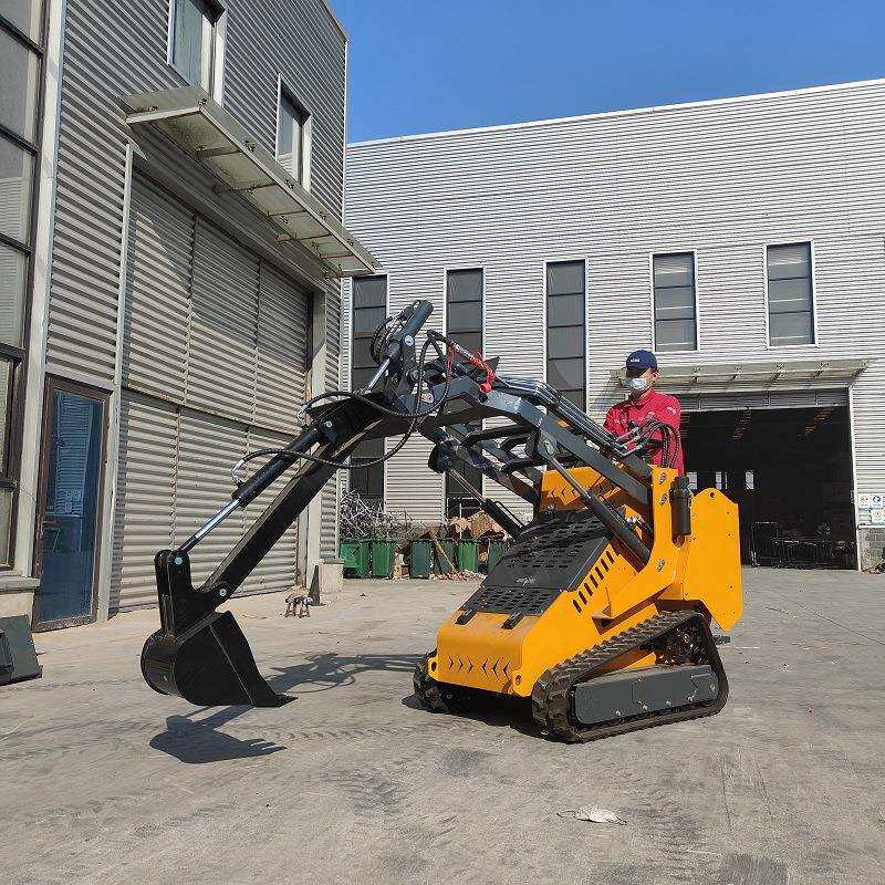 现货出口小型滑移装载机属具配件扫雪机吹雪机树桩研磨机直挖