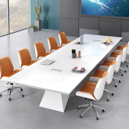 会议桌大型家具会议室长桌办公简约现代办公室洽谈桌椅组合可定