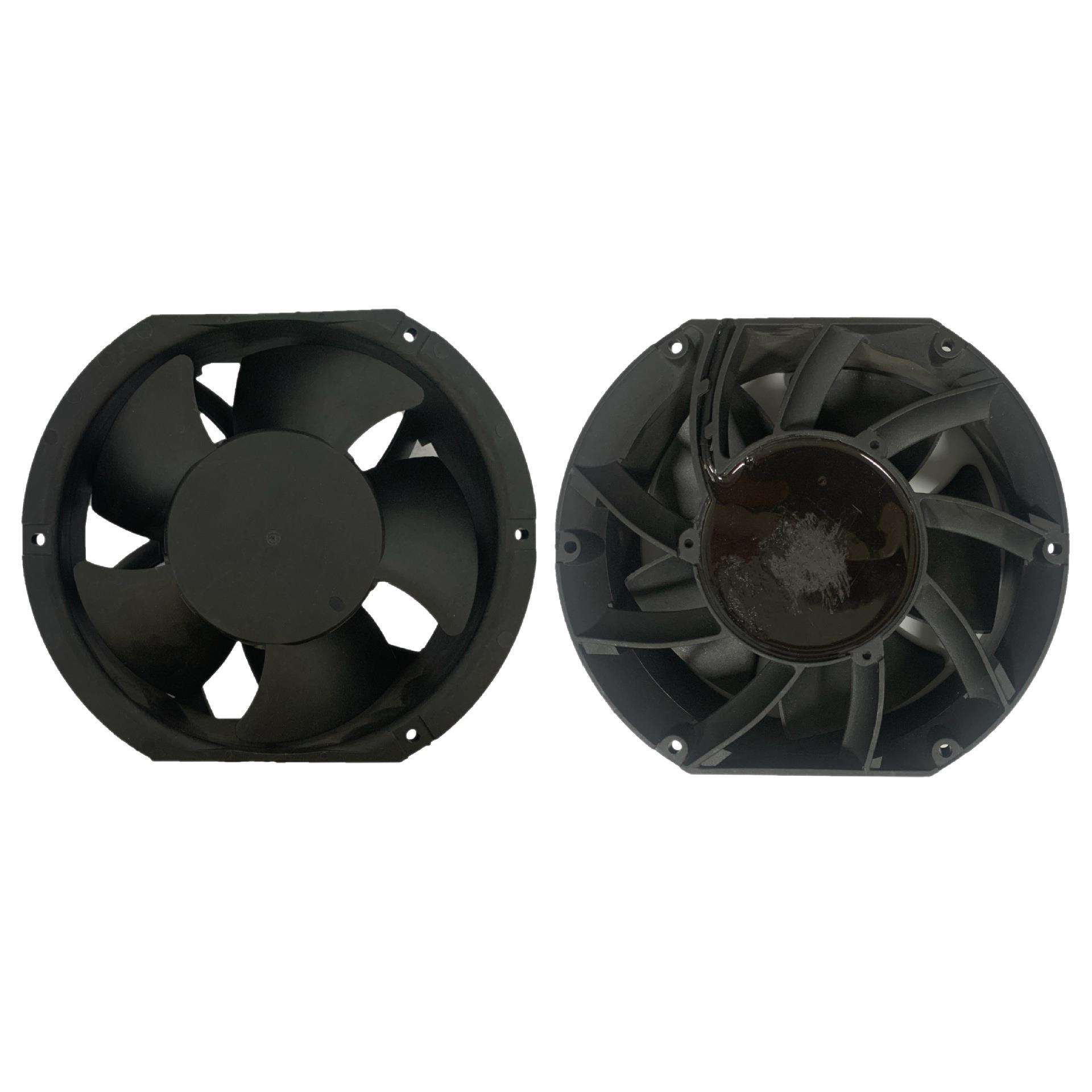 17251直流风扇12V24V48V220VPWMFG充电桩风扇灌胶防水