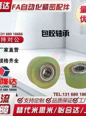 包胶轴承BAP01 02 11 12-A-d3 d4 d5 d6 d8-D12 D13 D16 D20 D28