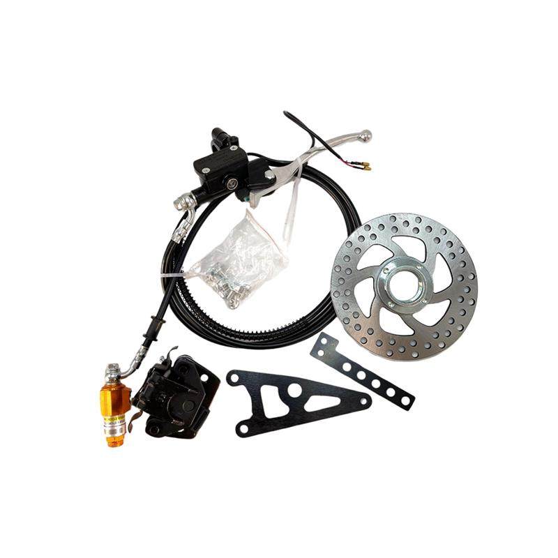 电总改装110刹车电动车涨碟鼓摩刹后套件承油压刹刹车螺纹卡钳