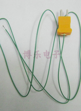 正规厂家直销 环保K型热电偶TP-01 一米环保绿色铁氟龙线
