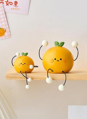 可爱吊脚娃娃摆件家居桌面电视柜洞洞板儿童房装饰品摆设生日礼物