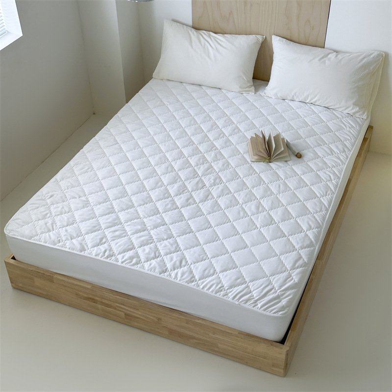 简约纯色夹棉床笠防水防污床垫保护罩隔尿垫全包防尘防滑双人床罩,床上用品,床笠,淘宝优惠券,粉丝福利购,淘宝优惠卷