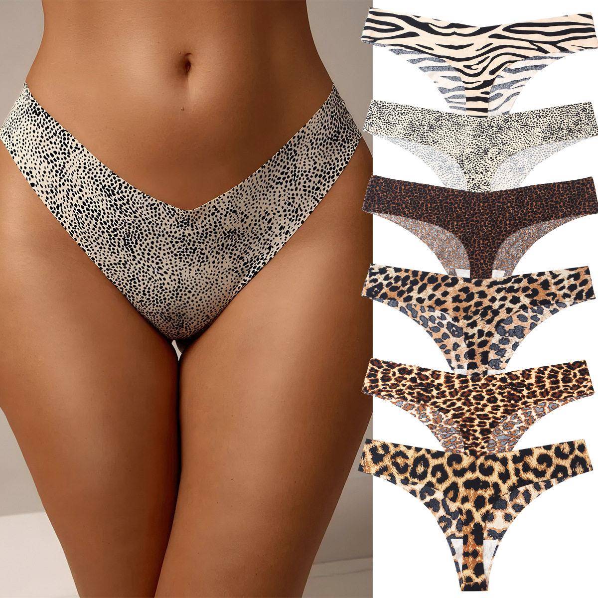 5 Women Seamless Crotch Shell Shape Underwear Comfortable - 实物图