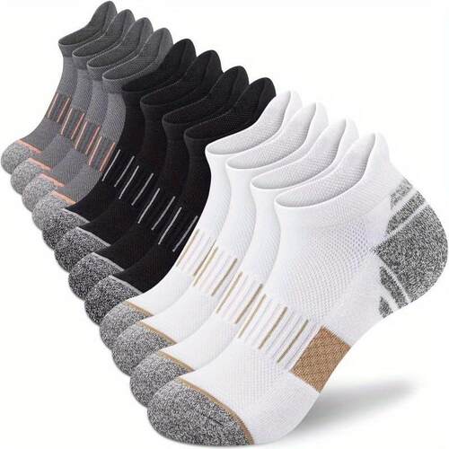Men Mid leg Socks 10 20 30 Pairs Sweat absorbing Breathable