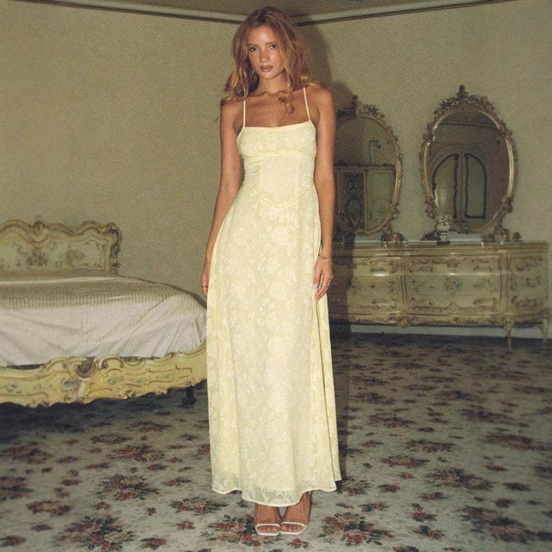 South France Maxi Dress Navy Of