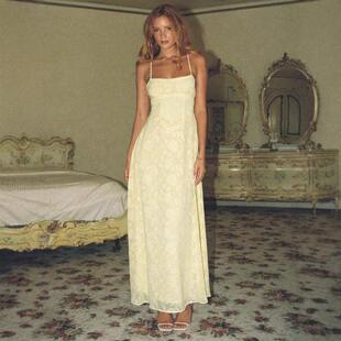 South France Maxi Dress Navy Of