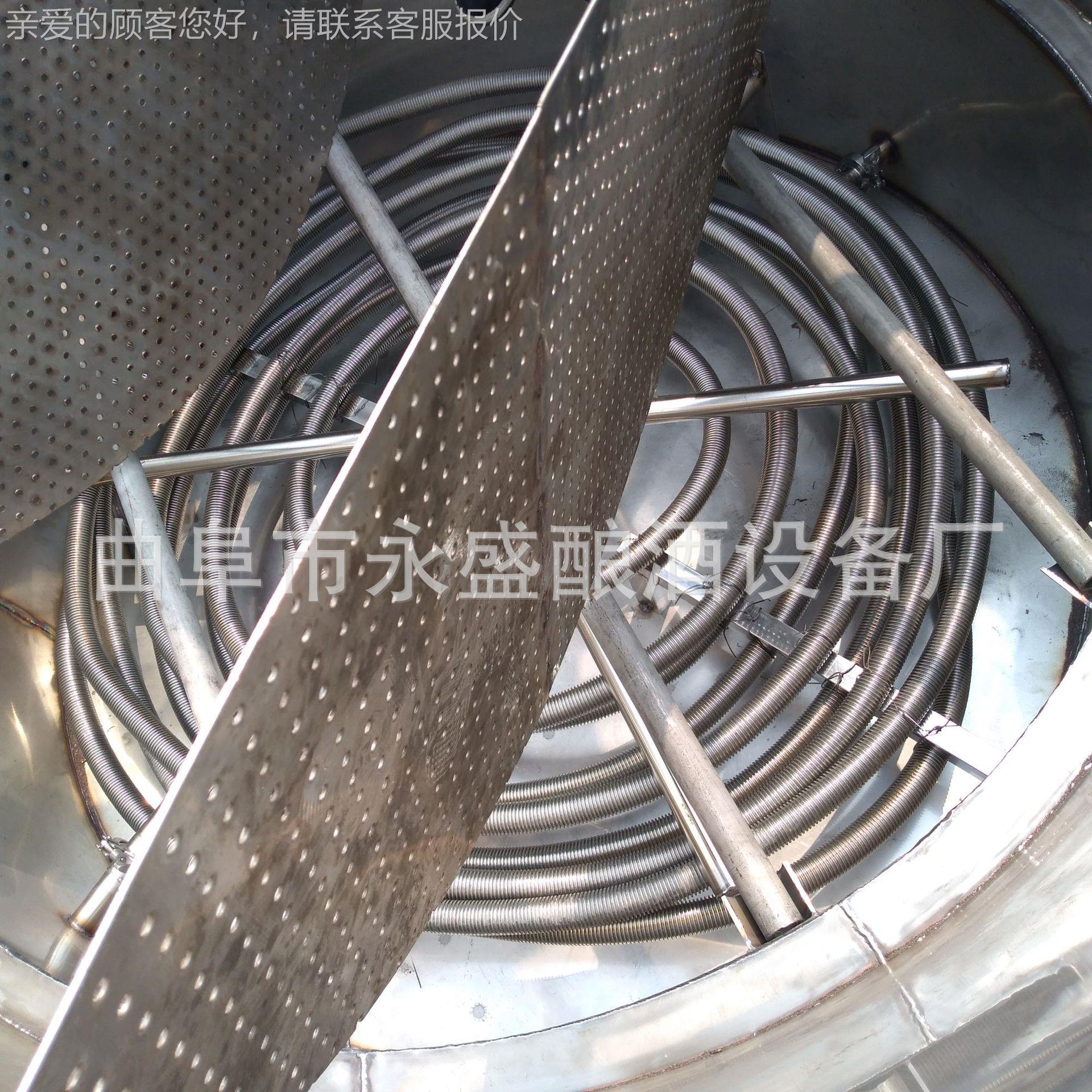 供30应YS-014不锈蒸汽热钢半自动投料 双列加进气管甑锅制造